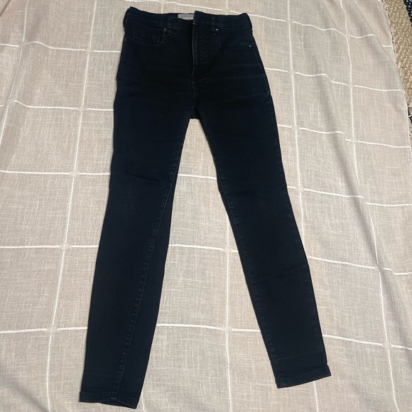 Everlane - the high rise skinny jean, black, women’s size 29 - Picture 2 of 14